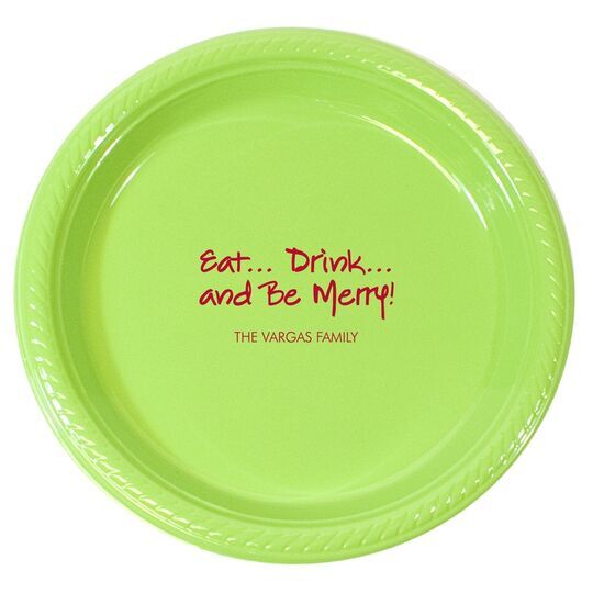 Studio Eat, Drink Be Merry Plastic Plates
